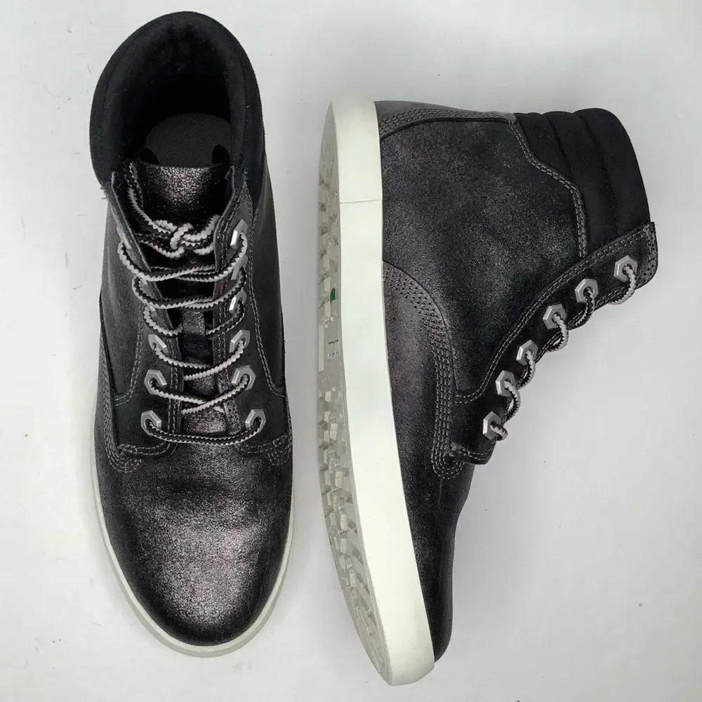 Timberland Dausette Metallic Leather Ankle Boot Sneaker Women’s Sz 7.5 Street